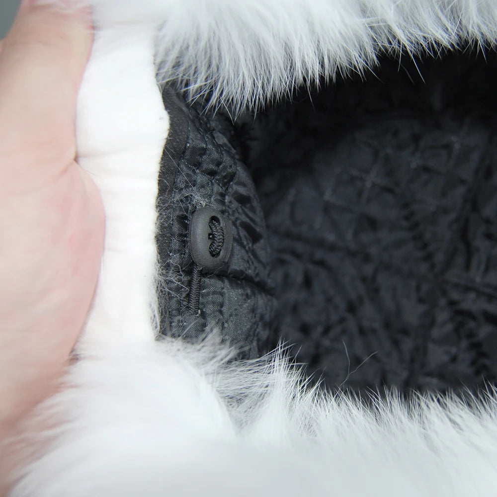 Fox Fur Bomber Hat
