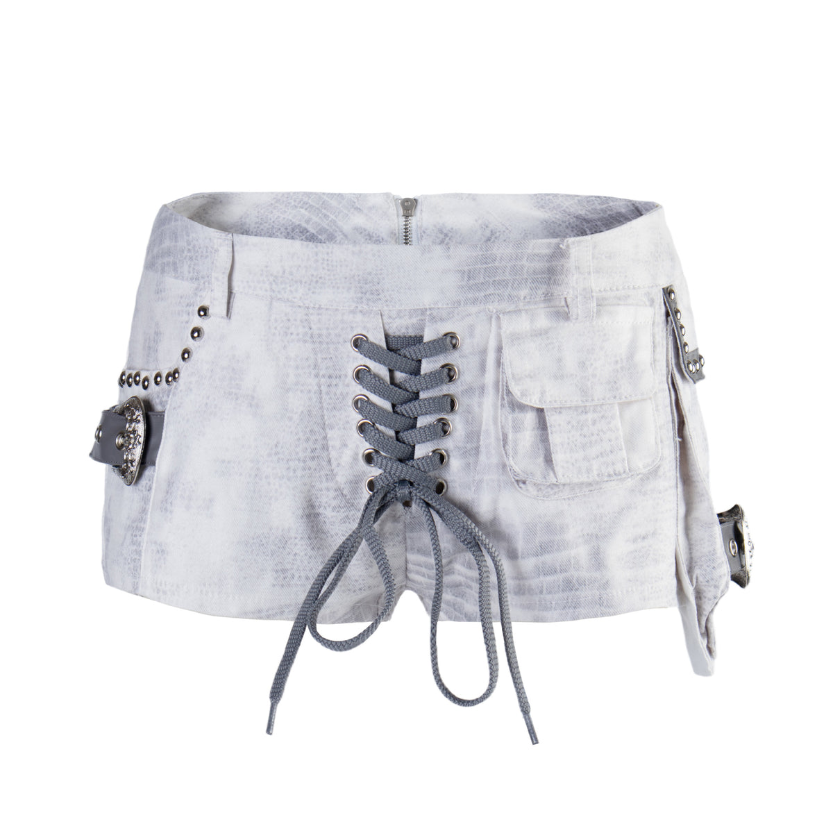 Strap denim sexy low waisted shorts for women