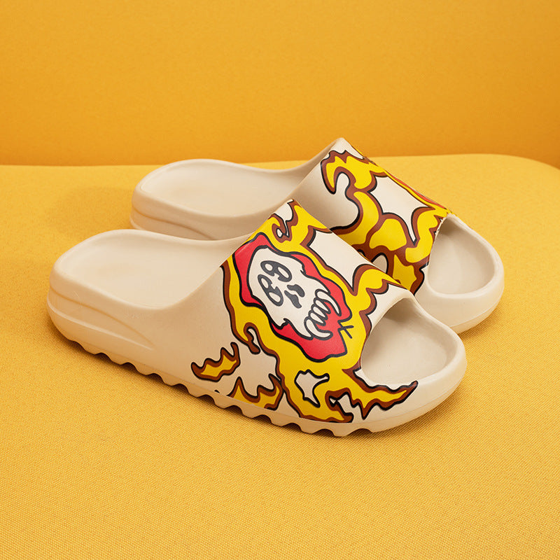 Summer Slippers Flat Shoes Student Flip Flops Couple Flip Flops