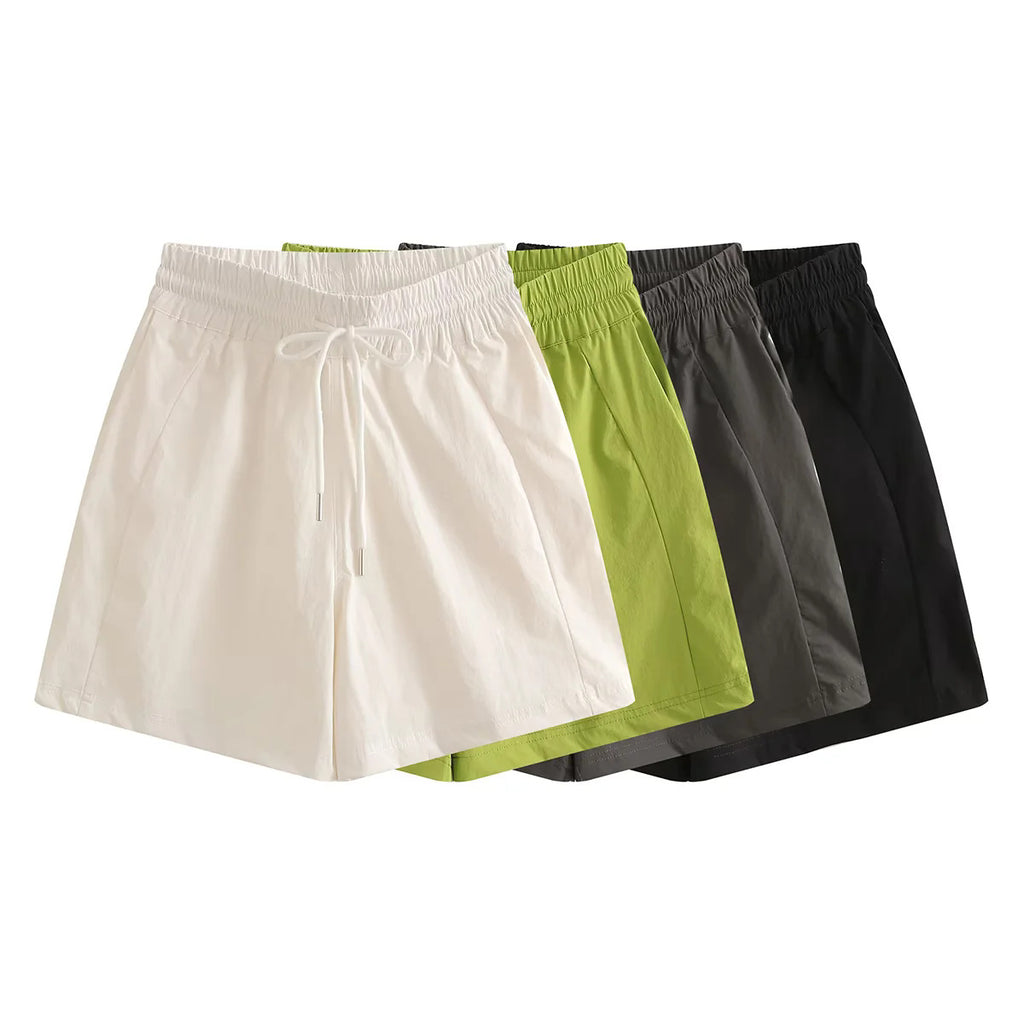 Loose Shorts for Women Lightweight Casual Wide-Leg Shorts Outdoor Sport Shorts
