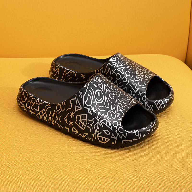 Summer Slippers Flat Shoes Student Flip Flops Slippers Couple Flip Flops