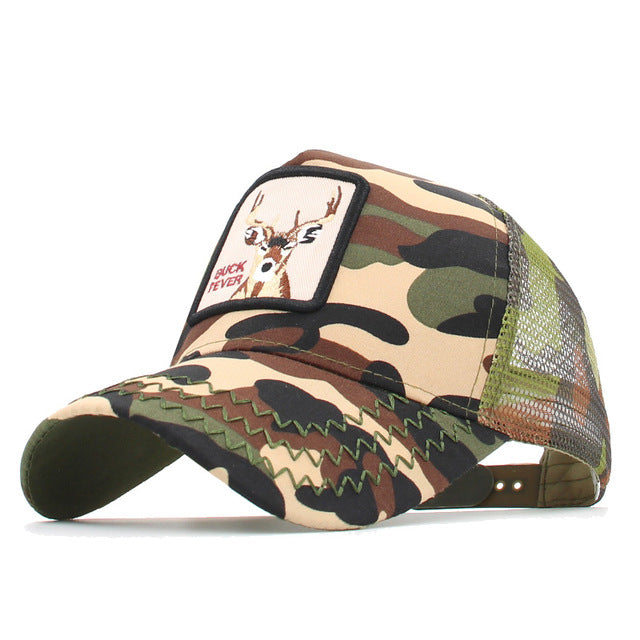 Animals Embroidery Baseball Caps Men Women Snapback Hip Hop Hat Summer Mesh hat Streetwear Bone gorra animales bordados