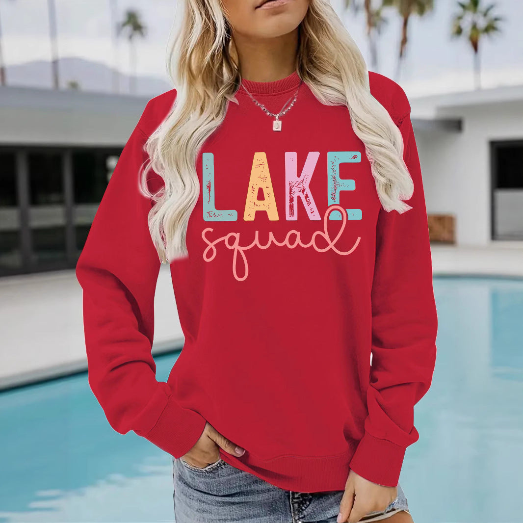 LAKE Printed Hoodie for Women