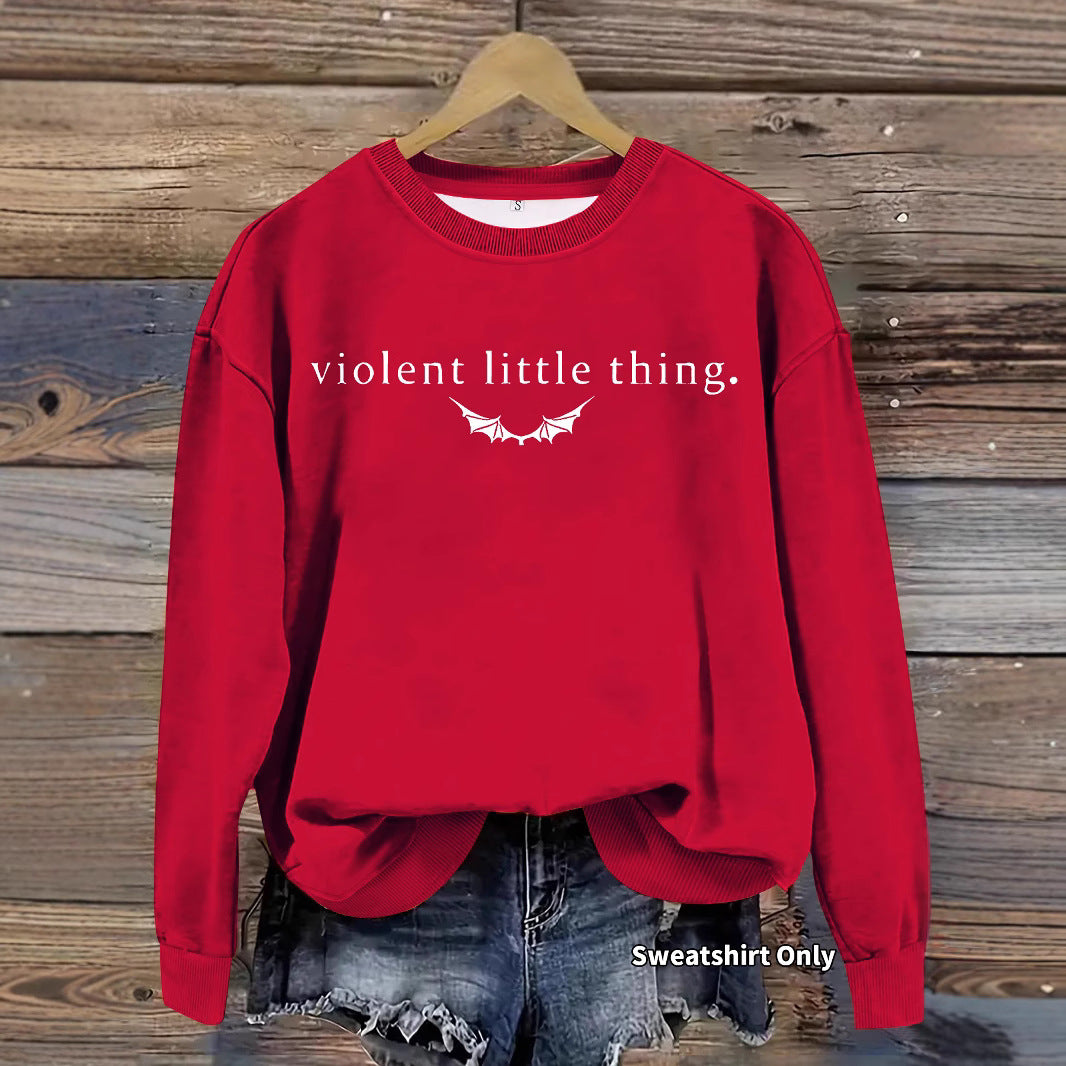 Round neck hoodie for women