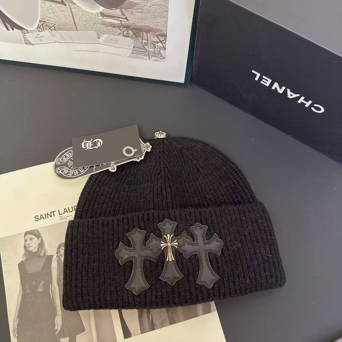 Cross Knit Beanie