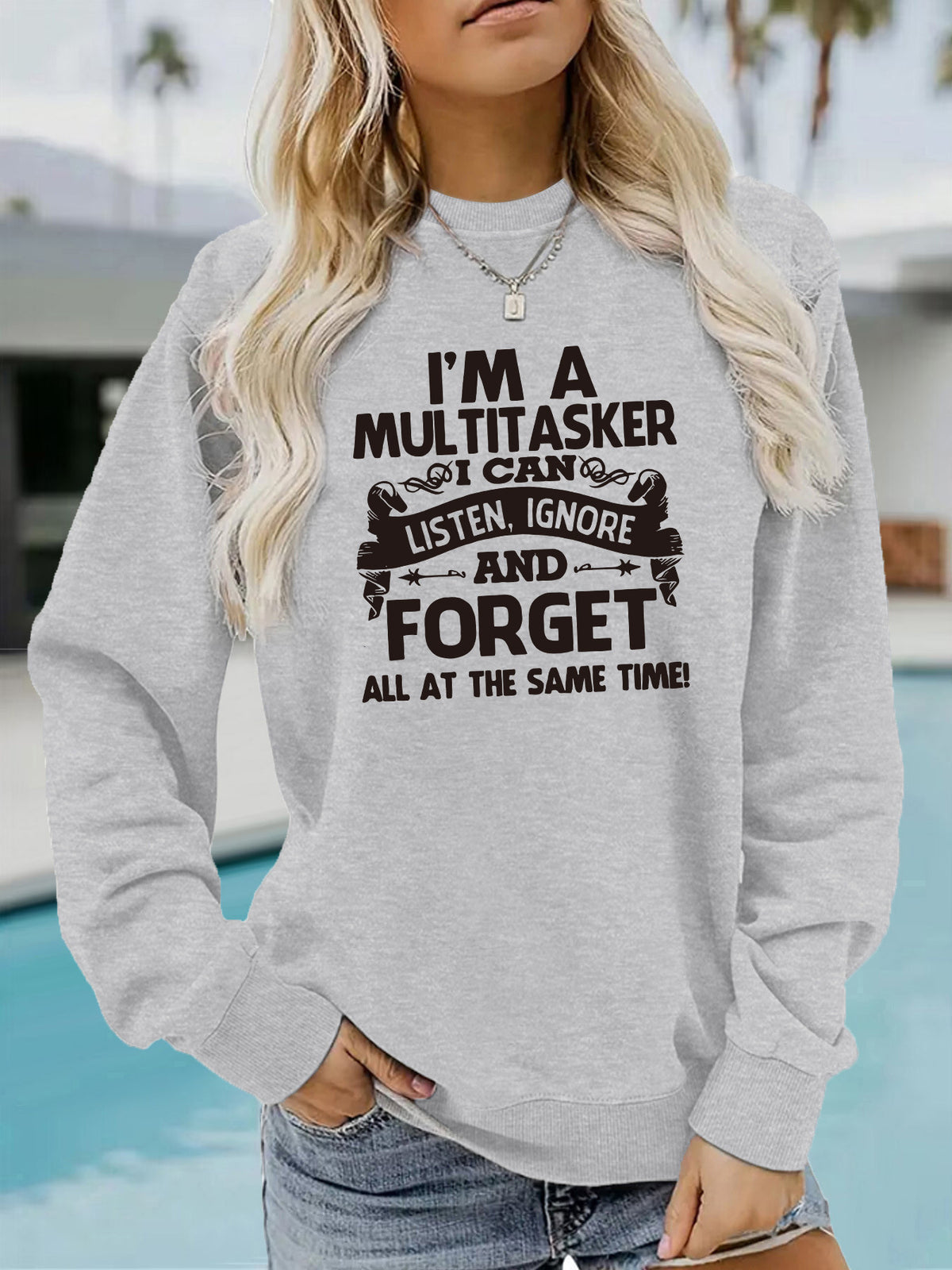 I'm A MULTITISKER hoodie for women