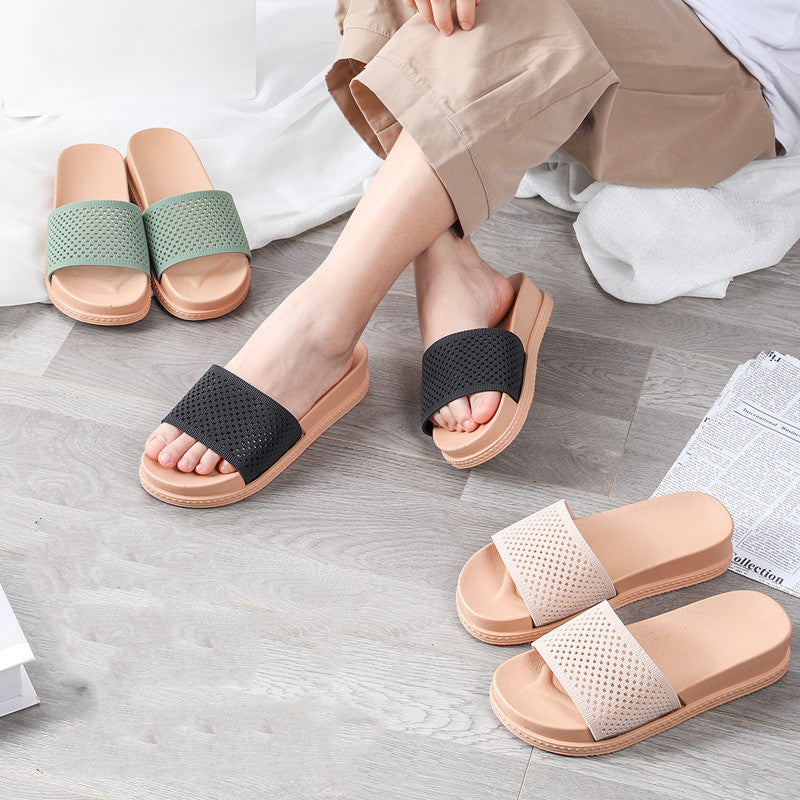 New Roman Sandals Women's Summer Outdoor Slippers Women Wear Flat Bottom With Thick Bottom Slippers