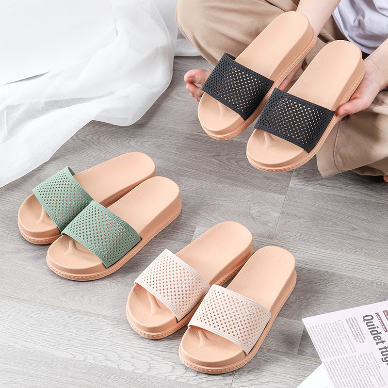 New Roman Sandals Women's Summer Outdoor Slippers Women Wear Flat Bottom With Thick Bottom Slippers