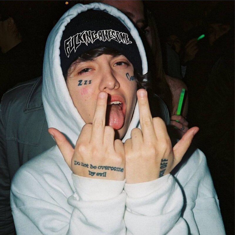 Hat Men Women FUC Awesome Embroidery Winter Beanies Knit Turban Skullies Streetwear Hip Hop Bone Korean Beanie Winter Hat