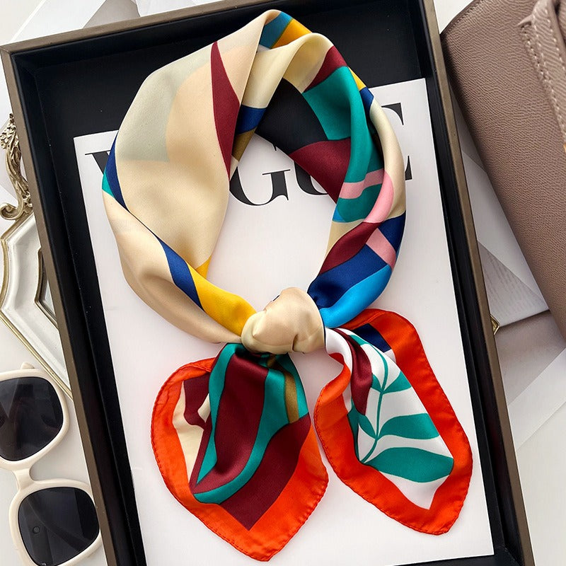 Color Block Mini Scarf