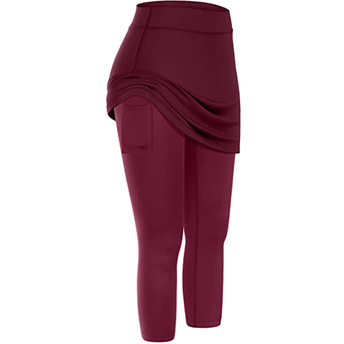 Tennis Skirted Women High Waist Leggings Pockets Elastic Sports Fitness Legging High Waist Jogging Pants Leggings Sportswear