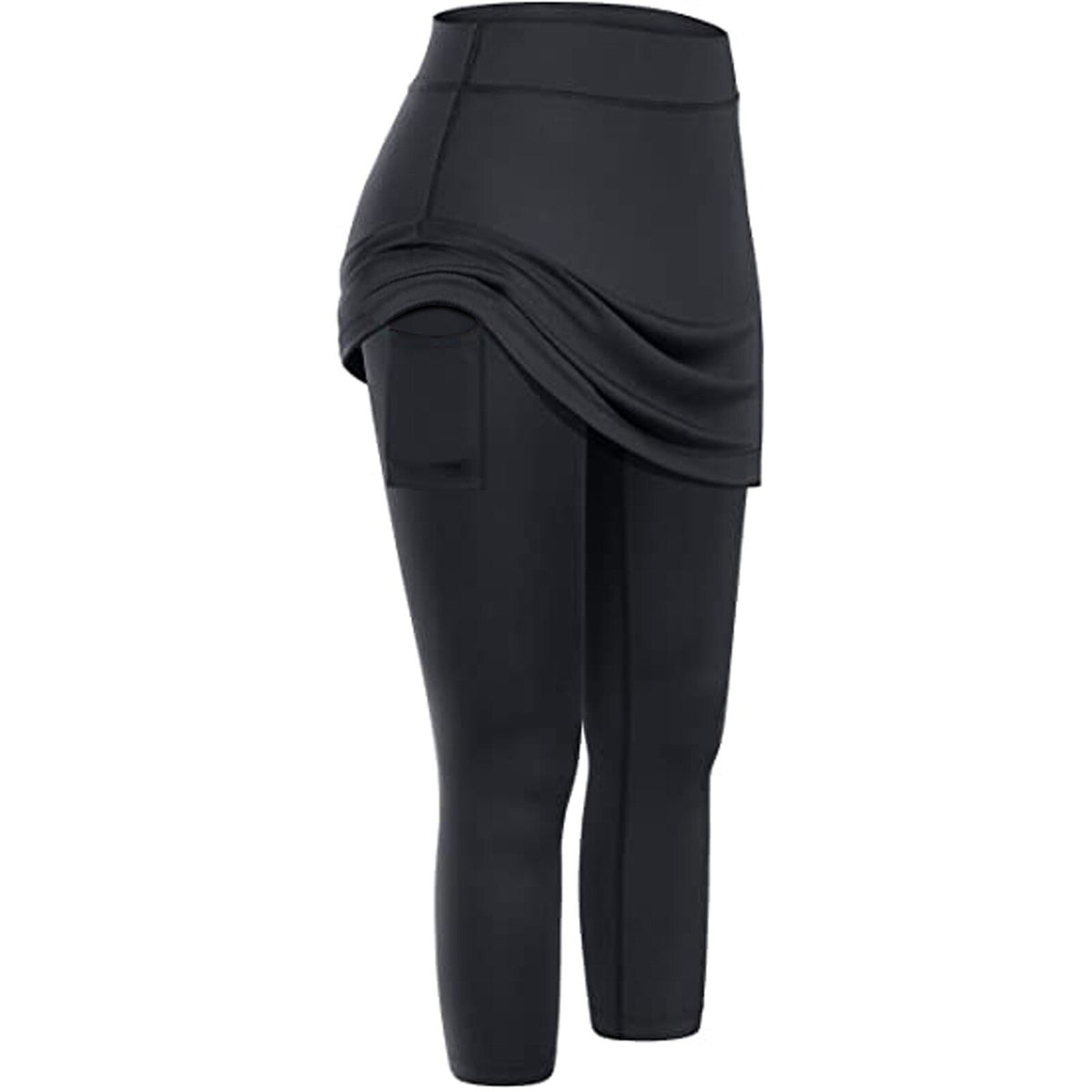 Tennis Skirted Women High Waist Leggings Pockets Elastic Sports Fitness Legging High Waist Jogging Pants Leggings Sportswear