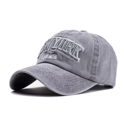 Cotton baseball cap hat for women men vintage dad hat NEW YORK embroidery letter outdoor sports caps