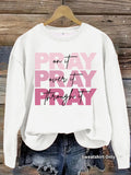 Round neck hoodie for women