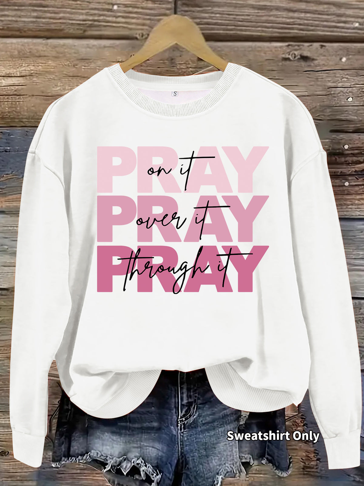 Round neck hoodie for women
