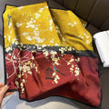 French-style scarves silk square scarves mulberry silk decorations