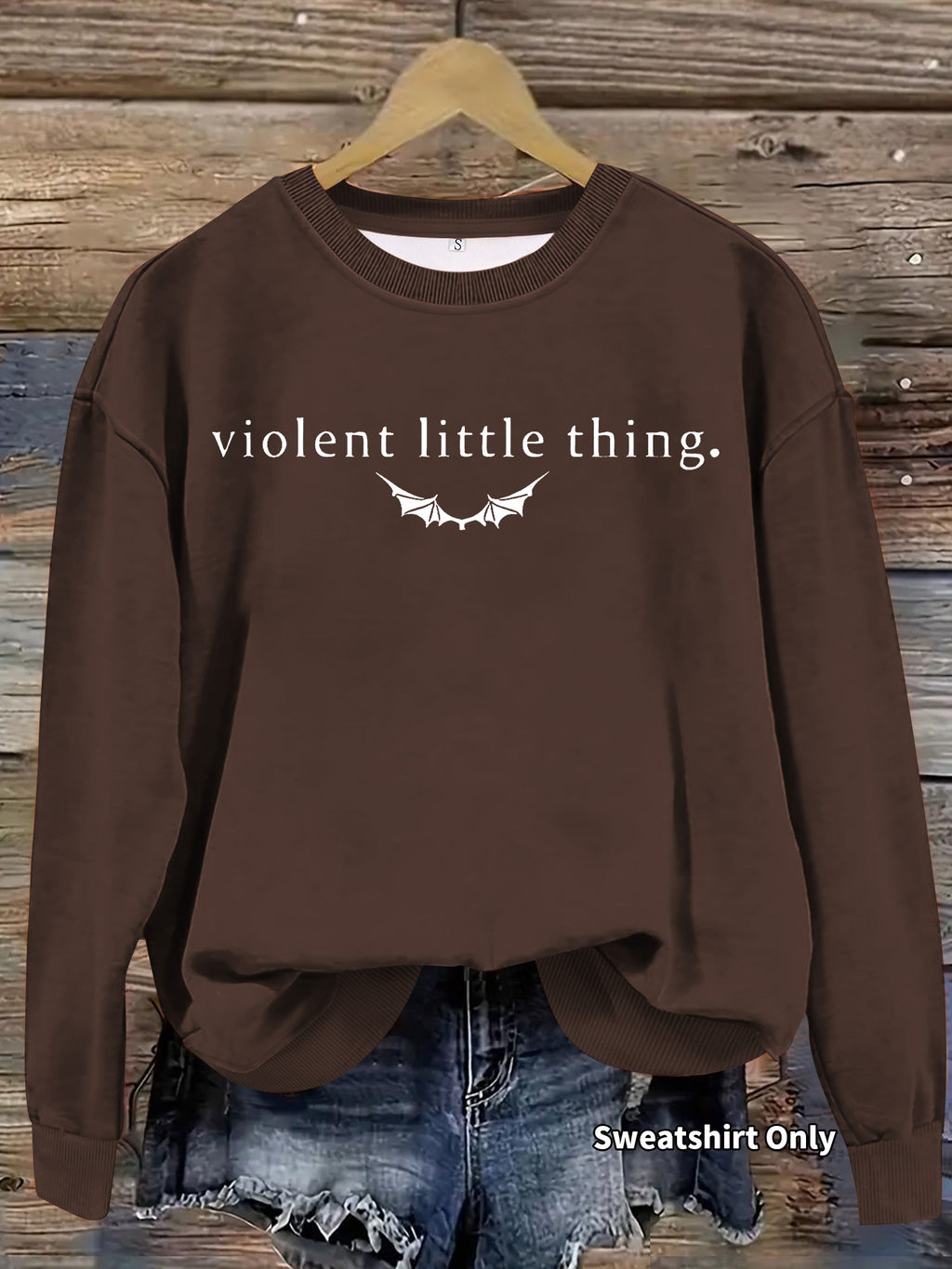 Women's crewneck hoodie