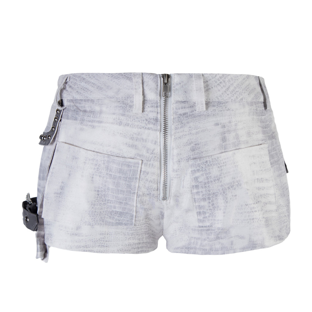 Strap denim sexy low waisted shorts for women