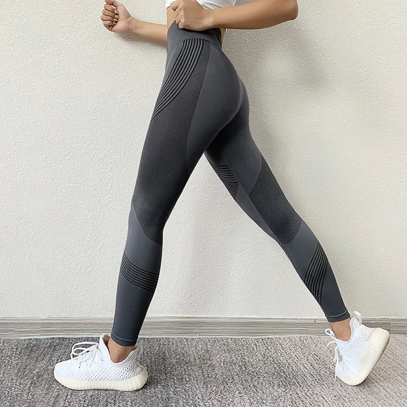 SVOKOR Women’s High-Waist Peach-Lift Quick-Dry Gym Leggings